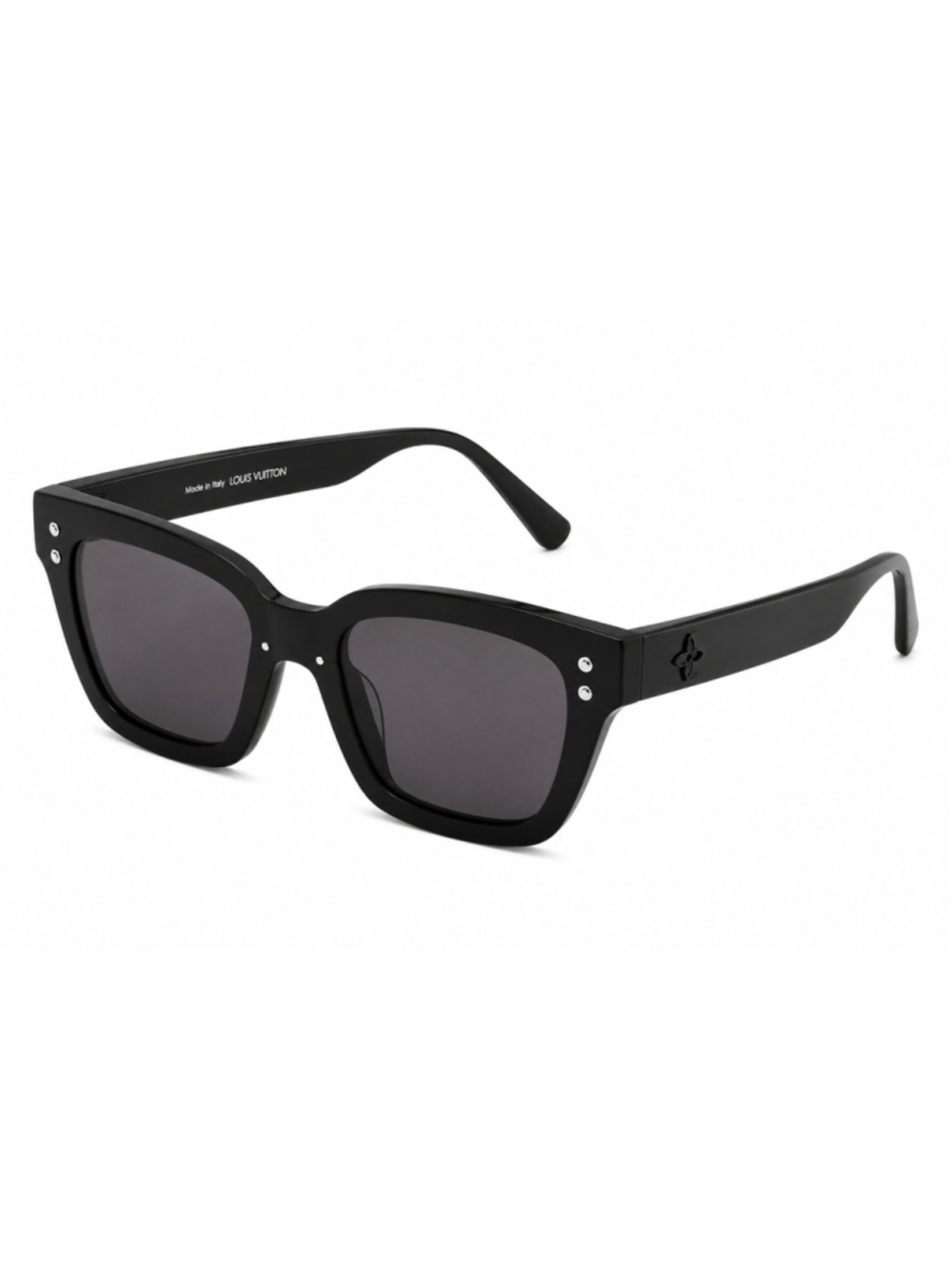 Louis Vuitton Z2455U Black Square Sunglasses 52-22-145 Unisex Made in Italy